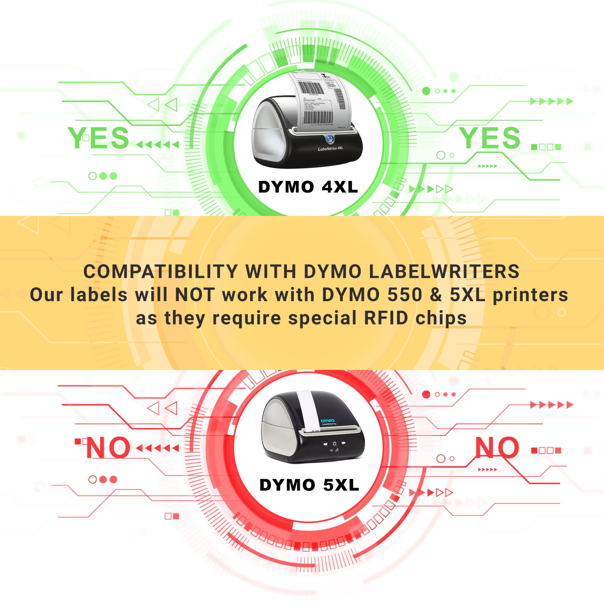DYMO 1744907 Color Labels |4 Combo Pack | HouseLabels.com