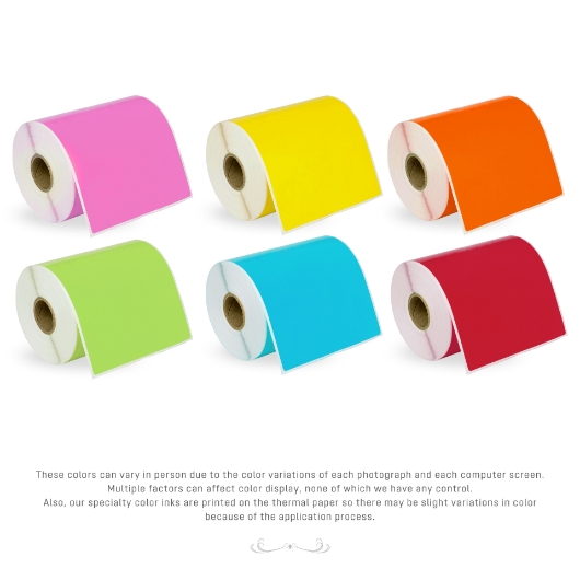 Picture of Dymo - 1744907 Combo Pack (11 Rolls - Your Choice - Yellow, Green, Blue, Orange, Red, Pink) with Best Value