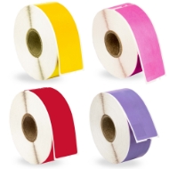 Picture of Dymo - 30252 Color Combo Pack (25 Rolls - Your Choice - Blue, Green, Orange, Pink, Lavender, Red and Yellow) with Best Value