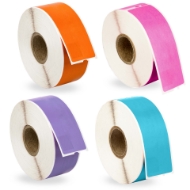 Picture of Dymo - 30252 Color Combo Pack (25 Rolls - Your Choice - Blue, Green, Orange, Pink, Lavender, Red and Yellow) with Best Value