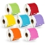 Picture of Dymo - 30256 Color Combo Pack (13 Rolls - Your Choice - Blue, Green, Orange, Pink, Lavender, Red and Yellow) with Best Value