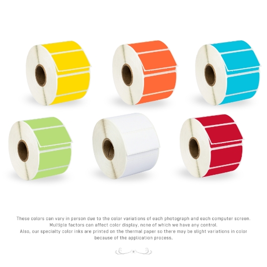 Picture of Zebra – 2 x 1 COMBO PACK (32 Rolls – Your Choice RED, GREEN, YELLOW, BLUE, ORANGE, WHITE – Best Value)
