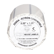 Picture of Zebra - 2.25x1.25 CLEAR