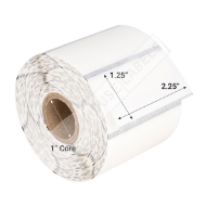 Picture of Zebra - 2.25x1.25 CLEAR (6 Rolls -  BEST VALUE)