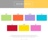 Picture of Zebra - 4x6 Combo Pack  (100 Rolls - YOUR CHOICE -Blue, Green, Yellow, Red, Orange, Pink - BEST VALUE)